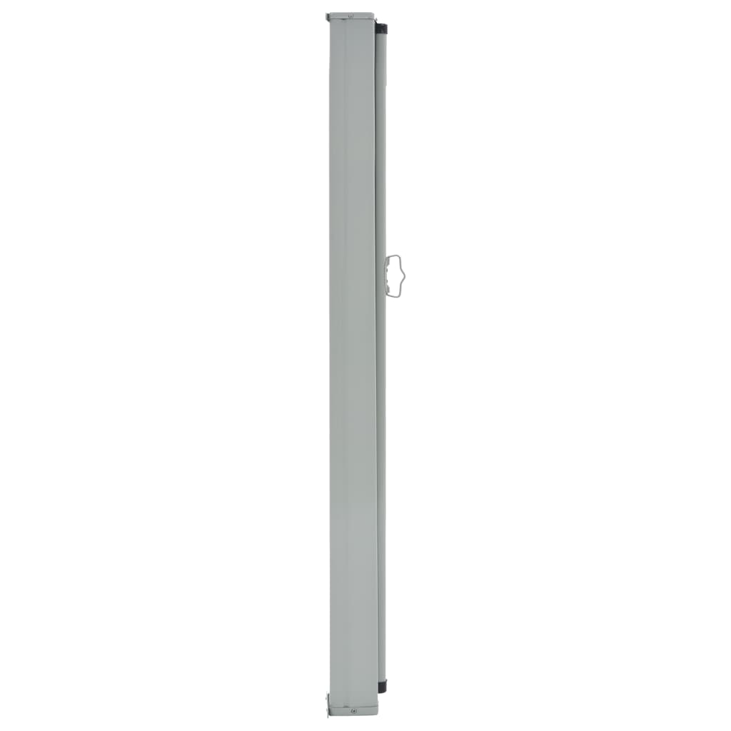 NNEVL Patio Retractable Side Awning 60x300 cm Black