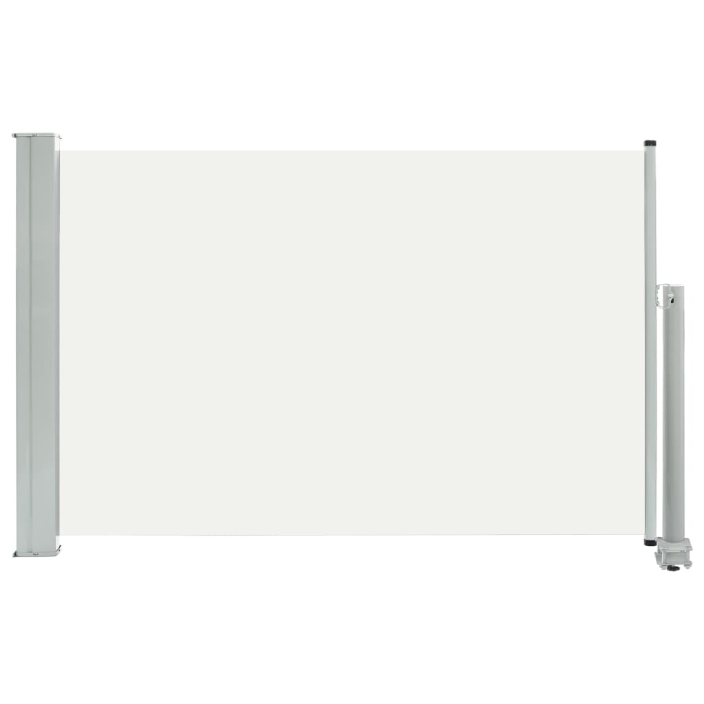 NNEVL Patio Retractable Side Awning 60x300 cm Cream