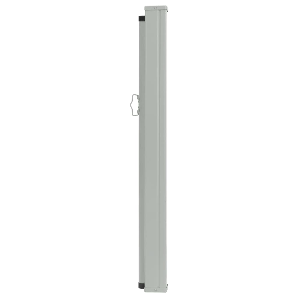 NNEVL Patio Retractable Side Awning 140x500 cm Black