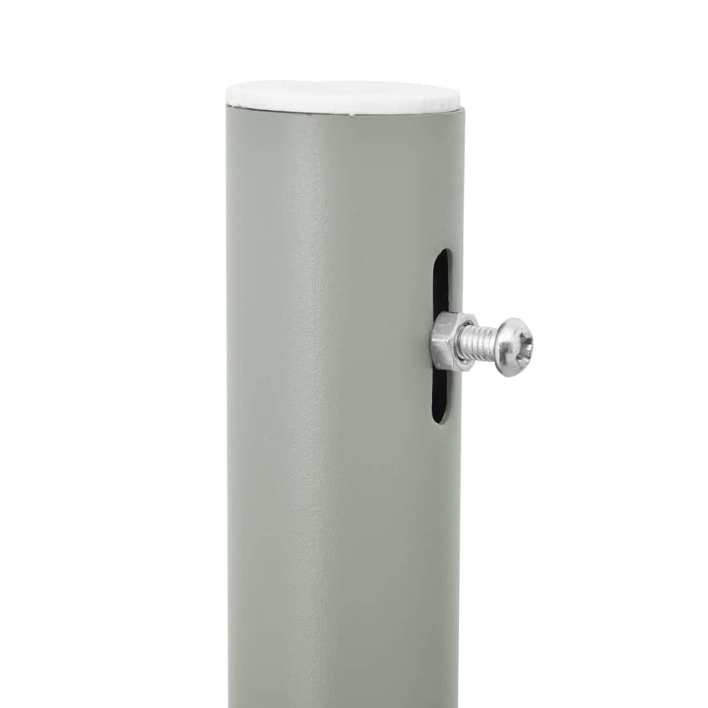 NNEVL Patio Retractable Side Awning 140x500 cm Cream
