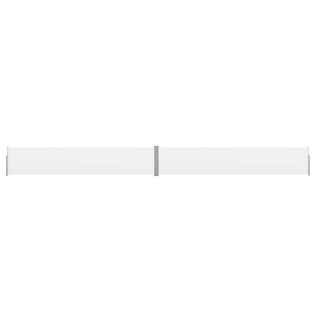NNEVL Patio Retractable Side Awning 140x1200 cm Cream