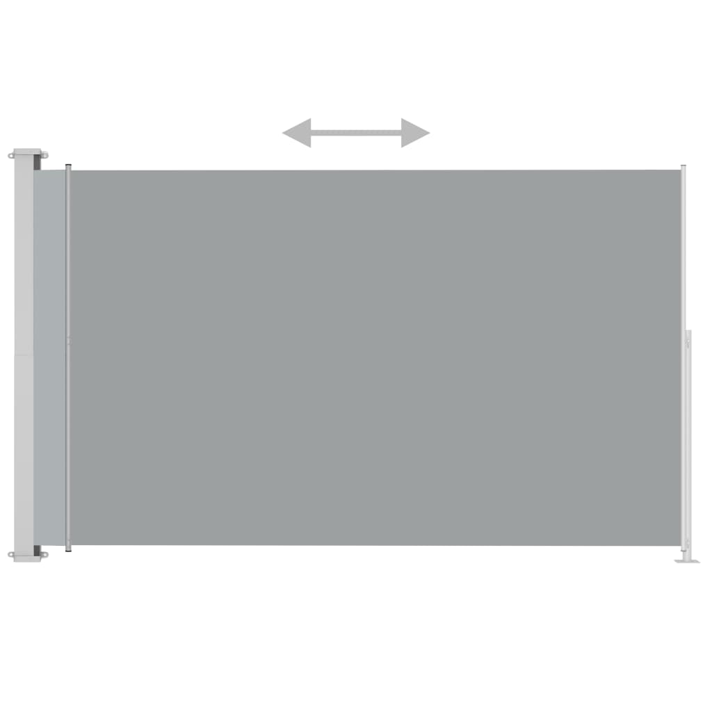 NNEVL Patio Retractable Side Awning 200x300cm Grey
