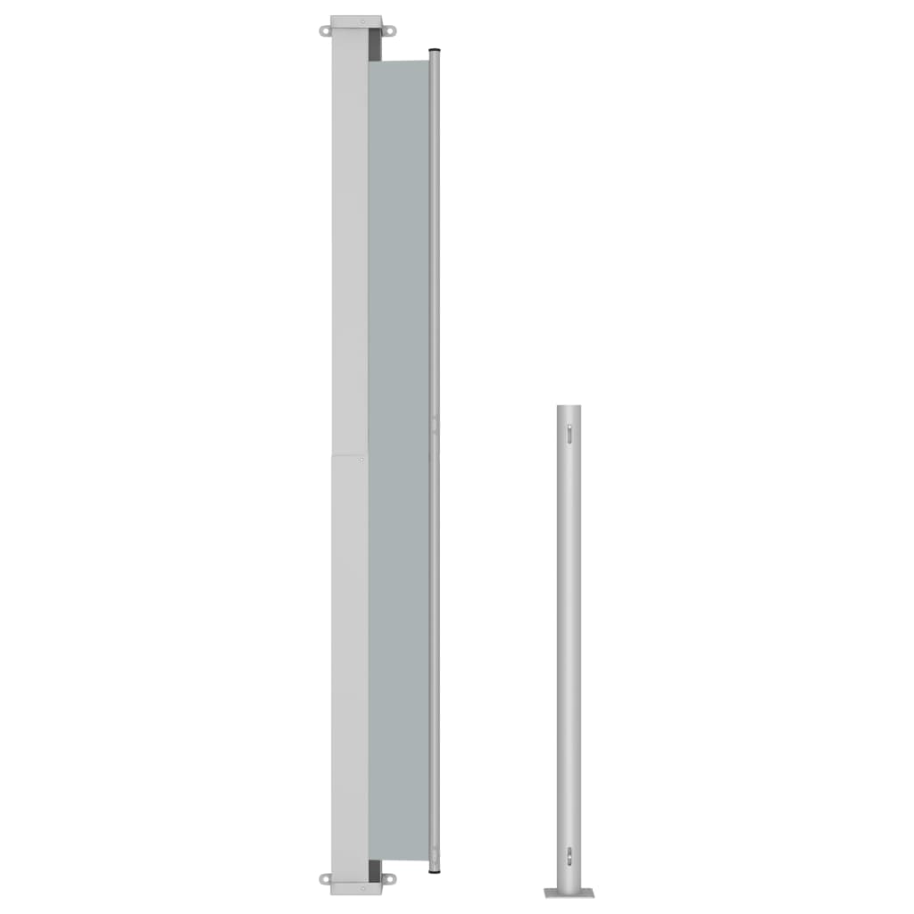 NNEVL Patio Retractable Side Awning 200x300cm Grey