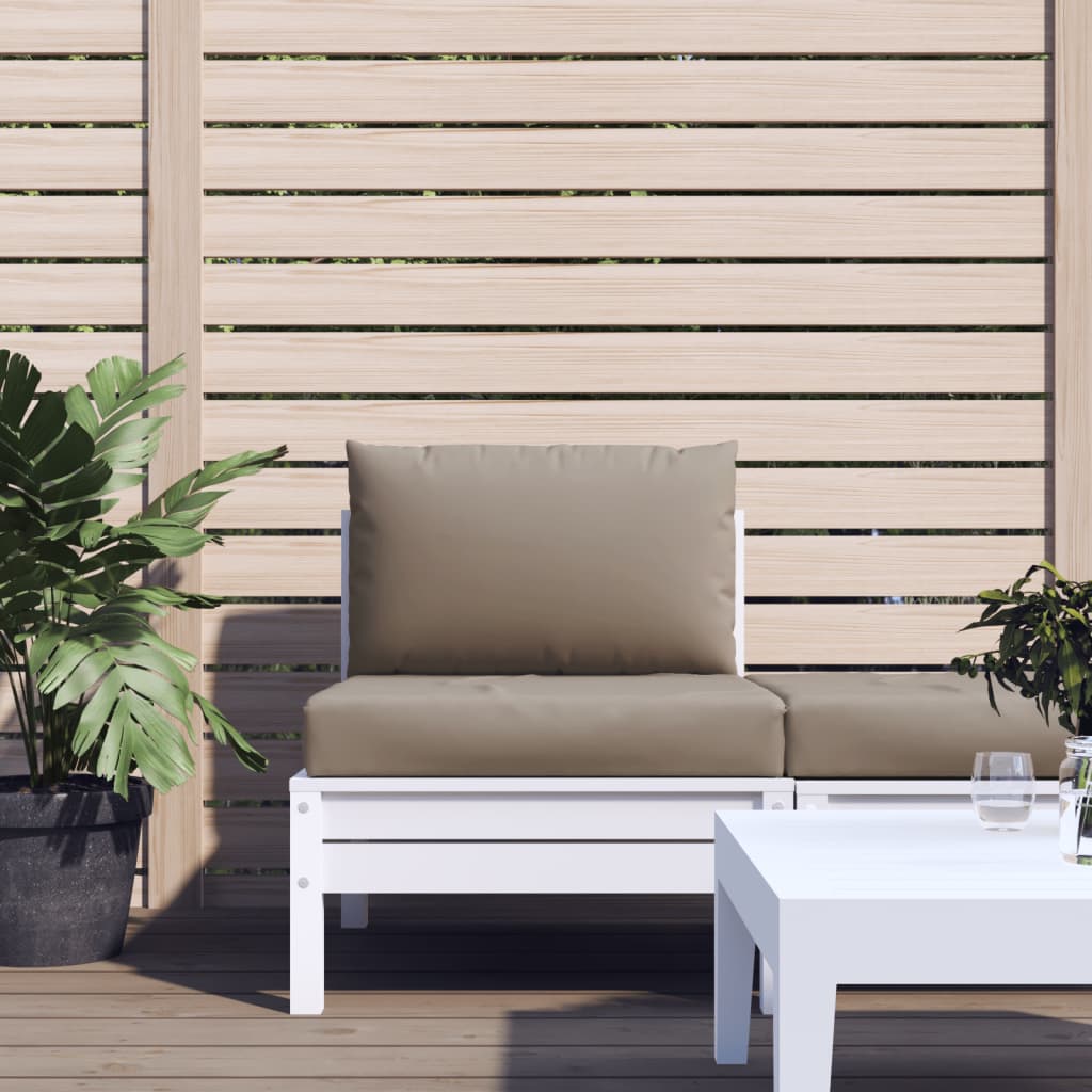 NNEVL Pallet Cushions 2 pcs Taupe Oxford Fabric