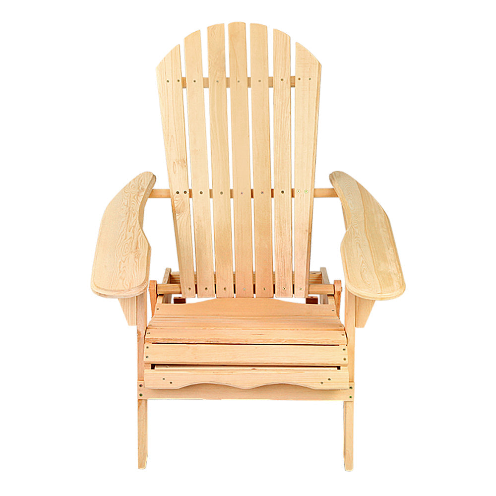 NNEDSZ Set of 2 Patio Furniture Outdoor Chairs Beach Chair Wooden Adirondack Garden Lounge