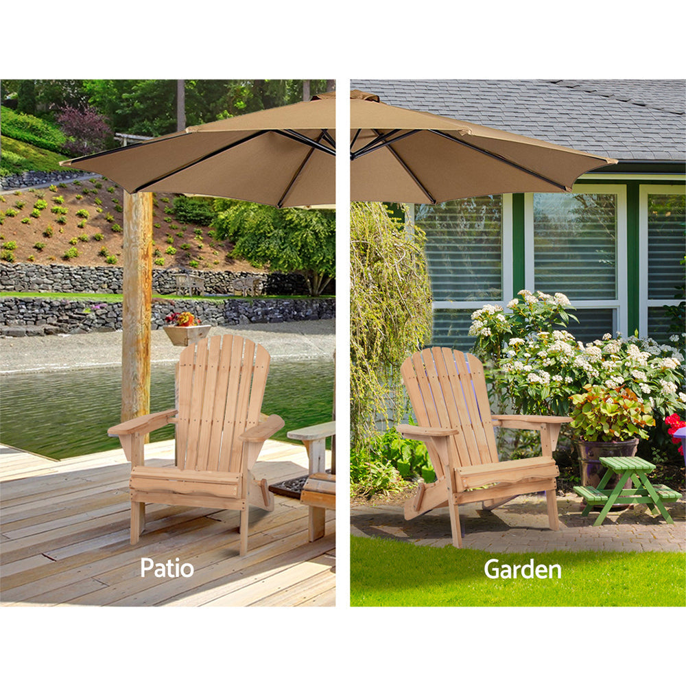 NNEDSZ Set of 2 Patio Furniture Outdoor Chairs Beach Chair Wooden Adirondack Garden Lounge
