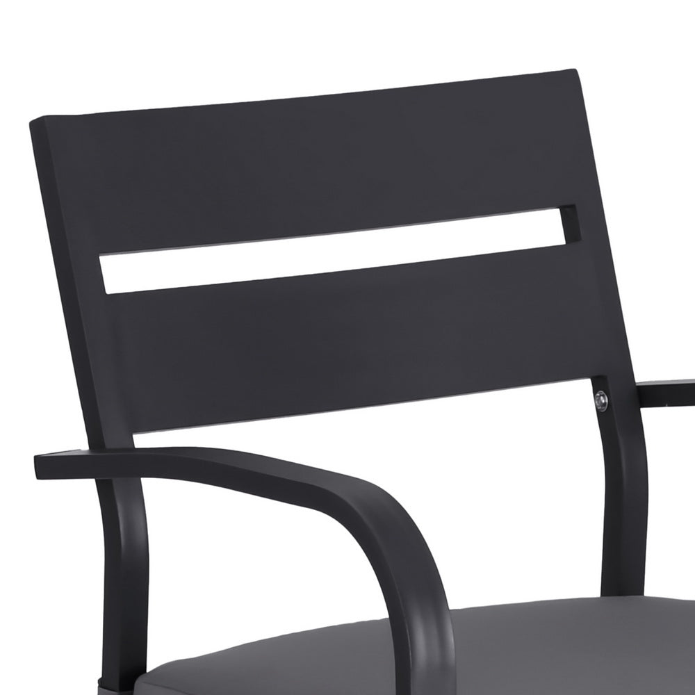NNEDSZ Gardeon Outdoor Bar Set 5-Piece Patio Dining Chairs Aluminium Table Stools