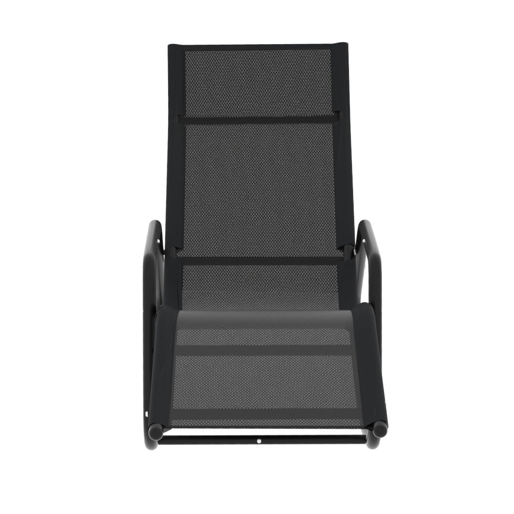 NNEDSZ Sun Lounge Rocking Chair Outdoor Lounger Patio Furniture Pool Garden