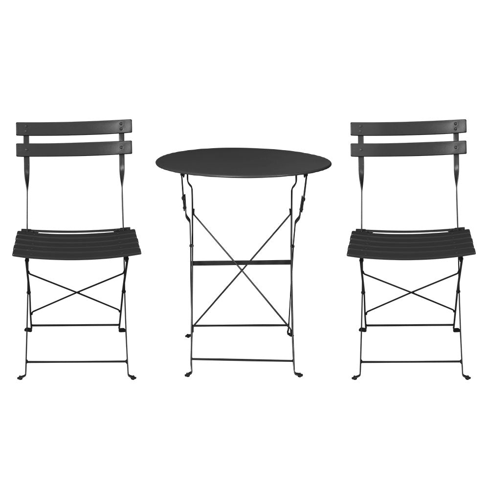 NNEDSZ Outdoor Setting Table and Chairs Folding Patio Furniture Bistro Set