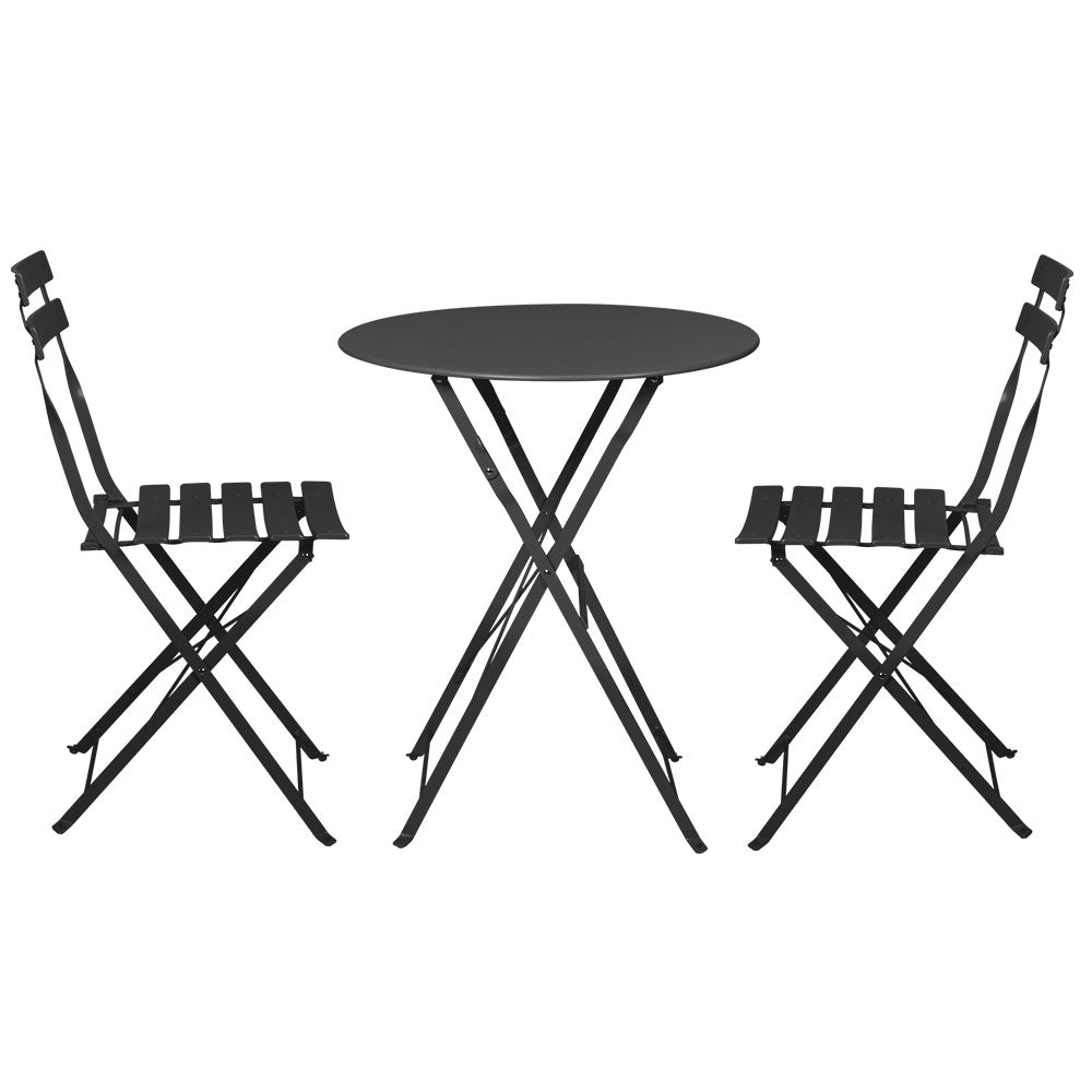 NNEDSZ Outdoor Setting Table and Chairs Folding Patio Furniture Bistro Set