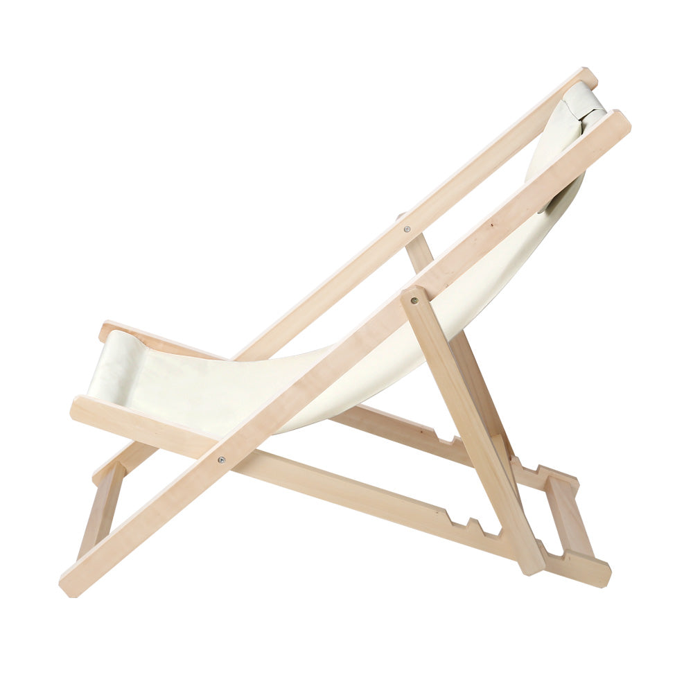 NNEDSZ Furniture Sun Lounge Chairs Deck Chair Folding Wooden Patio Beach