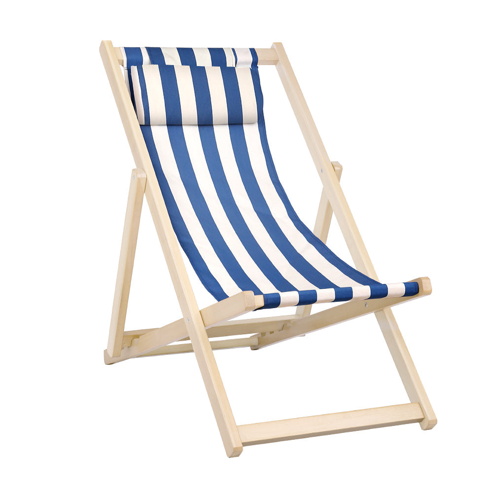 NNEDSZ Furniture Sun Lounge Beach Chairs Deck Chair Folding Wooden Patio