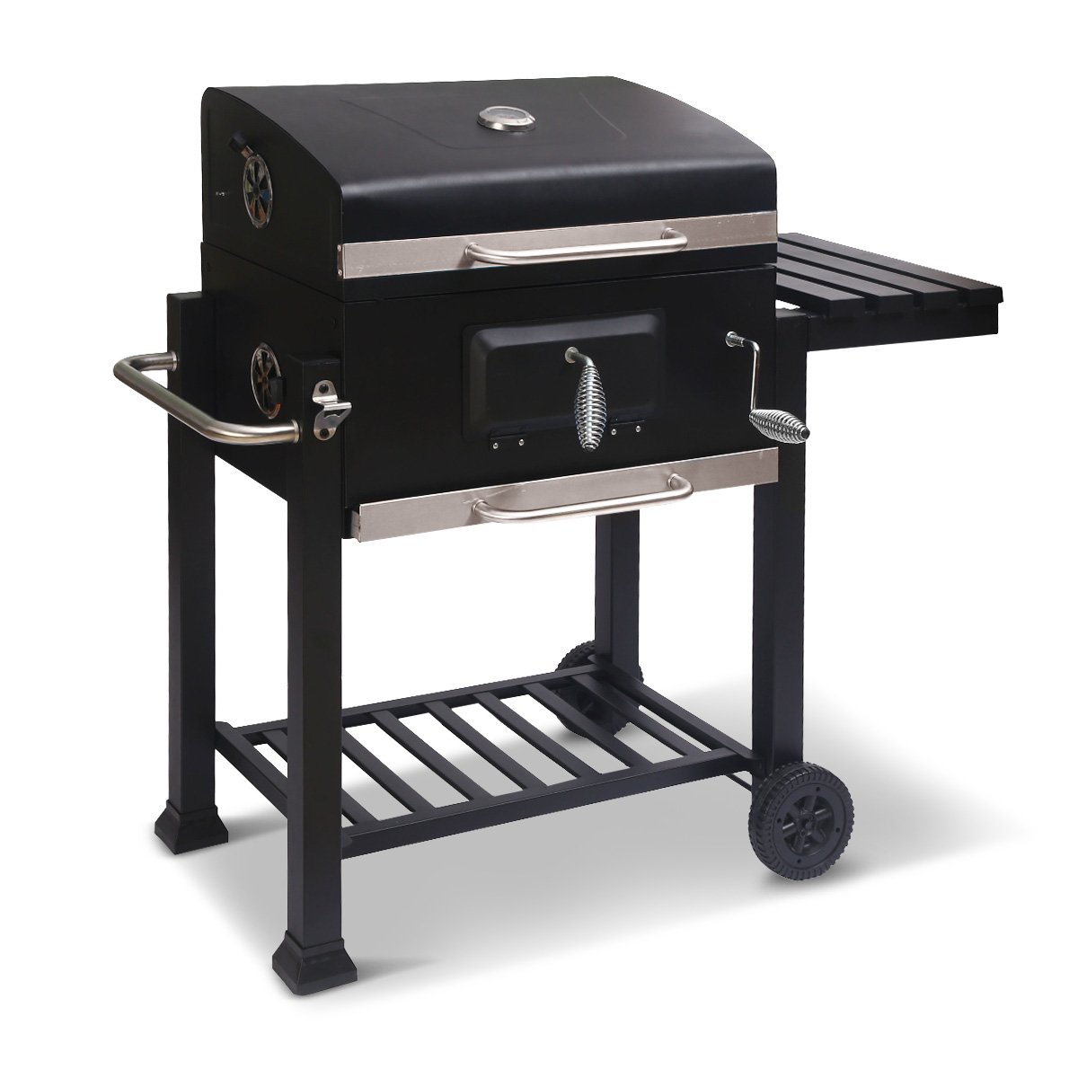 NNEDPE Square Outdoor Barbecue Grill BBQ